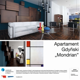 "Apartament Mondrian" - Oliwia Kakowczyk - III miejsce