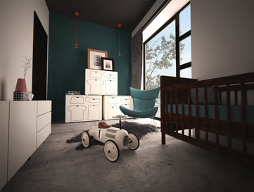 Apartament 2+1 proj. Anna Kazecka, III nagroda